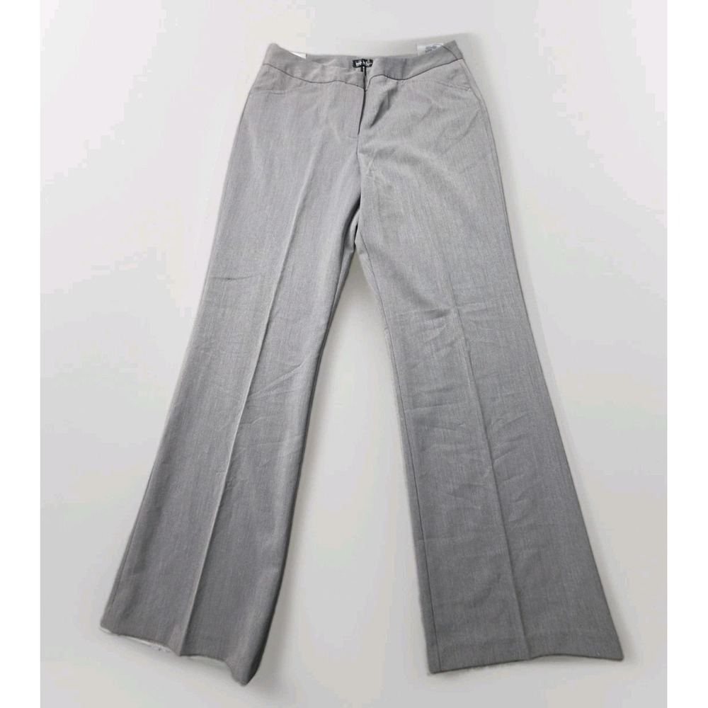 Nicole Miller Dress Pants Womens 8 Gray Heather Perfect Fit Easy Care NFON7308